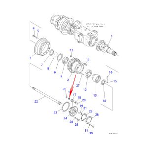 12Pcs Bearing 3ED-21-42280 3ED2142280 For Komatsu FG50-7 FG60-7 FG70-7 FD50-8 FD60-8 FD50E-7 FD60E-7 FD70-8 FD70E-7