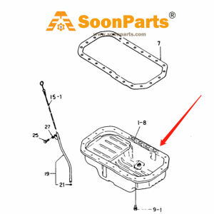 Buy Oil Pan ASSY 289743A1 for Case Excavator 9013 from WWW.SOONPARTS.COM online store.