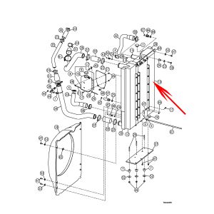Oil Cooler AT197114 For John Deere Axle 1400