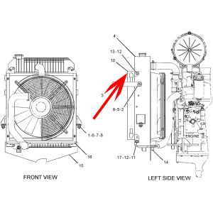 Oil Cooler CA3027766, 302-7766, 3027766 For Caterpillar Backhoe Loader 424B from www.soonparts.com