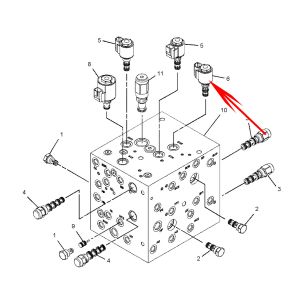 Solenoid Valve CA2415897 241-5897 2415897 For Caterpillar CAT Engine 3516B C15 3406C Caterpillar Pipelayer 583T 587R 587T Caterpillar Truck 793D
