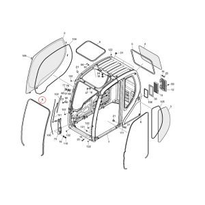 Original factory parts Strip Weather 220214-00023B, 22021400023B For Doosan Excavator DX140LC DX160LC DX170W DX180LC DX190W DX210W DX225LC DX230LC DX235NLC DX255LC DX300LC from www.soonparts.com