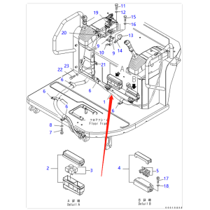 Original-Kabelbaum 22m-06-24112 22m0624112 für Komatsu-Bagger PC20MR PC27MR PC30MR PC35MR PC40MR PC50MR