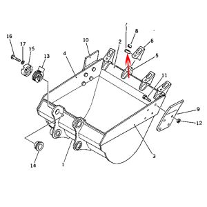 Pin 207-70-34220, 2077034220 For Komatsu Excavator PC220-3 PC240 PC250 PC270 PC300-3 PC300HD PC270LC-8 PC310 PC360-7 from www.soonparts.com 