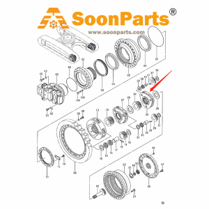 Buy Planetary Carrier 1015505 for Hitachi Excavator EX400-3 EX400-5 ZX450 ZX450-3 ZX470-5G from WWW.SOONPARTS.COM online store