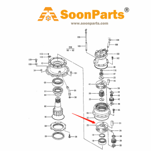 Buy Planetary Carrier 1015928 for Hitachi Excavator EX200-2 EX200-3 EX200-3C EX200-3E EX200K-2 EX200K-3 RX2000-2 from WWW.SOONPARTS.COM online store
