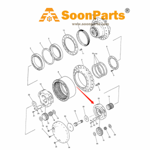 Buy Planetary Carrier 2413J352 for Kobelco Excavator K907-2 K907LC-2 MD200BLC from WWW.SOONPARTS.COM online store