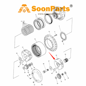 Buy Planetary Carrier 2413N447 for Kobelco Excavator K907-2 K907LC-2 MD200BLC from WWW.SOONPARTS.COM online store