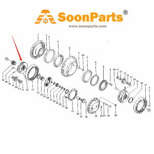 Buy Planetary Carrier 619-94303001 61994303001 for Kato Excavator HD400SE from WWW.SOONPARTS.COM online store
