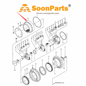 Buy Planetary Carrier Ring 0411630 for Hitachi Excavator EX100-5 EX100-5 JPN EX100M-2 EX100M-2m EX100M-3 EX100M-3m EX100M-5 from WWW.SOONPARTS.COM online store