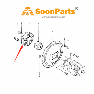 Buy Pump Coupling ASSY 093-4195 for Caterpillar Excavator E70 Engine 4D31 from www.soonparts.com online store