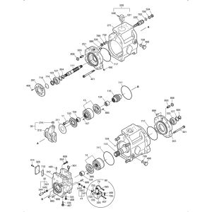 Pump Seal Kit K9001195 For Doosan Daewoo Excavator DX300 from www.soonparts.com