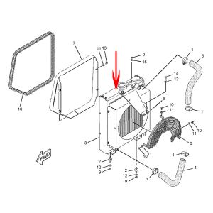 Radiactor CA2897471, 289-7471, 2897471 For Caterpillar CAT Engine 3013C Caterpillar Vibratory Compactor CB-214E CB-224E CB-225E from www.soonparts.com