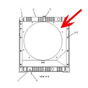 Radiator 135-5670 1355670 CA1355670 For Caterpillar CAT Engine 3116 Caterpillar Excavator 325B L 325B 325B LN