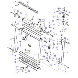 Radiator Ass'y 198-03-73500, 1980373500 For Komatsu Bulldozers D475A-5E0 D475ASD-5E0 from www.soonparts.com