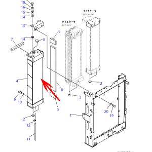 Radiator Assembly 205-03-35151, 2050335151 For Komatsu Excavato HB205-1 HB215LC-1 from www.soonparts.com 