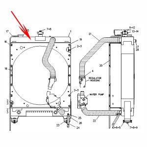Radiator CA1104348, 110-4348, 1104348 For Caterpillar CAT Engine 3114 Caterpillar Wheel Loader 918F from www.soonparts.com