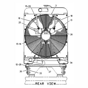 Radiator CA1150209, 115-0209, 1150209 For Caterpillar CAT Engine 3406B from www.soonparts.com
