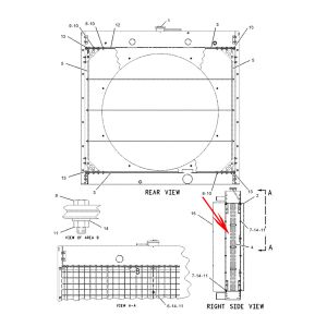 Radiator CA1790724, 179-0724, 1790724 For Caterpillar CAT Engine 3412C from www.soonparts.com