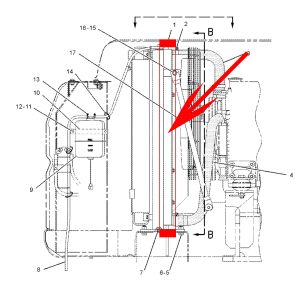 Radiator And Hyd Oil Cooler CA1905806, 190-5806, 1905806, CA1626293, 162-6293 For Caterpillar Engine 3046 Caterpillar Excavator 318B L 318B LN from www.soonparts.com