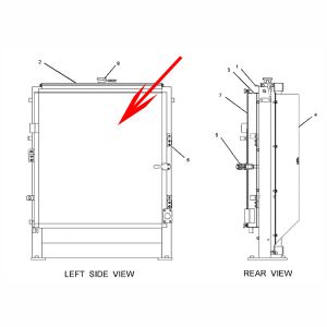 Radiator CA1922529, 192-2529, 1922529 For Caterpillar CAT Engine 3066 Caterpillar Excavator 320C 320C L 320C LN from www.soonparts.com