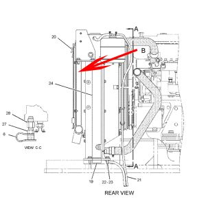 Radiator CA2107971, 210-7971, 2107971 For Caterpillar Mini Hydraulic Excavator 308C CR from www.soonparts.com