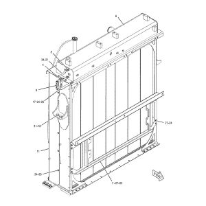 Radiator CA2955176, 295-5176, 2955176 For Caterpillar CAT Engine C32 Caterpillar Truck 777G from www.soonparts.com