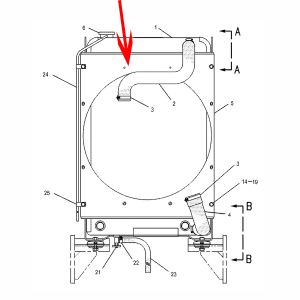 Radiator CA4P8696, 4P-8696, 4P8696, CA4P6681, 4P-6681, 4P6681 For Caterpillar CAT Engine 3204 Caterpillar Track-type Tractor D5C from www.soonparts.com