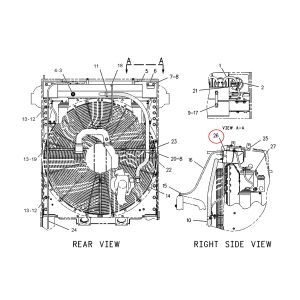 Radiator Coolant Tank 165-6490, CA1656490, 1656490 For Caterpillar Track-Type Tractor D8R Caterpillar Pipelayer 583R Caterpillar CAT Engine 3406C from www.soonparts.com