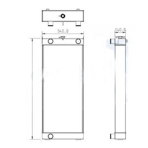 Radiator Core Assembly 421-03-61111, 4210361111 For Komatsu Wheel Loader WA470-8 from www.soonparts.com 
