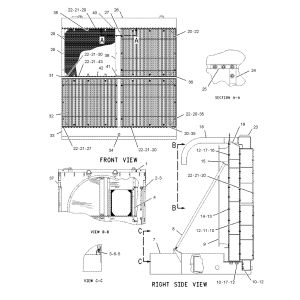 Radiator Core CA1102999, 110-2999, 1102999 For Caterpillar CAT Engine 3508 3508B 3508C 3512 3512B 3516 3516B Caterpillar Power Module PM3412 from www.soonparts.com