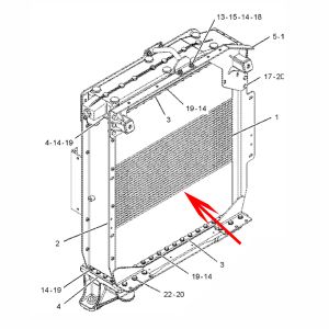 Radiator Core CA1666974, 166-6974, 1666974 For Caterpillar Engine 3176C 3406E Caterpillar Articulated Truck 725 730 735 740 from www.soonparts.com