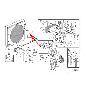 Radiator Hose 15111667 VOE15111667 For Volvo L350F
