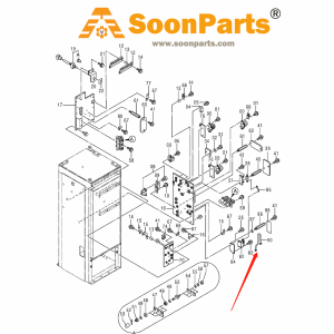 Relay Box (L) Wiring Harness 4675961 for Hitachi Excavator EX2600-6BH EX2600-6LD EX3600-6 EX5500-5