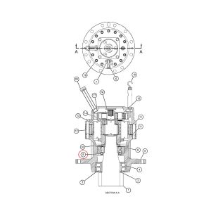 Seal Ring 550-5493 5505493 CA5505493 For Caterpillar CAT Engine C7.1 Caterpillar Excavator 323D3 320D2 320D2 L 320D3