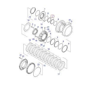 Seal Ring Ass'y 287-33-00090, 2873300090 For Komatsu Dump Trucks HD785-5LC 330M HD205-3 HD255-5 HD320-3 HD325-3 HD465-3 HD680-2 HD780-1 HD785-2 from www.soonparts.com