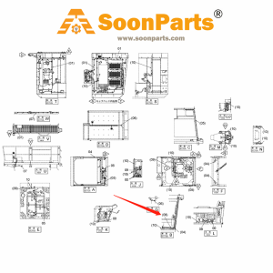 Shovel Harness (L) Wiring Harness 4695974 for Hitachi Excavator EX1900-6 EX2600-6BH EX2600-6LD EX5500-6 EX5500E-6 EX8000-6
