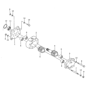 single-hydraulic-pilot-gear-pump-07437-72101-0743772101-for-komatsu-bulldozer-d155a-2-d85a-21-d85a-21a-d85a-21-e-d85e-21-d85p-21