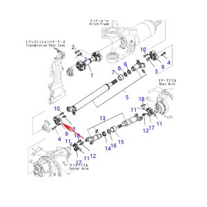 Spider Assembly 56B-20-15100 56B2015100 For Komatsu Dump Trucks HM300-2 HM300TN-1
