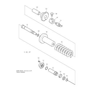 Track Spring Ass'y 2274-1025B, 22741025B, 22741025C, 2274-1025C, 2274-1025E, 22741025E For Doosan Solar 220LC-III 220LC-V 220LL from www.soonparts.com