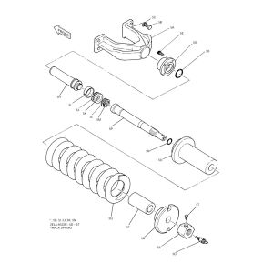 Track Spring Seal Kit 2274-1014AKT, 22741014AKT For Doosan Daewoo Excavator DH300-5, DH300-7 from www.soonparts.com