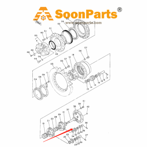 Buy Travel Motor Planet Gear 3041960 for Hitachi Excavator EX100 from WWW.SOONPARTS.COM online store