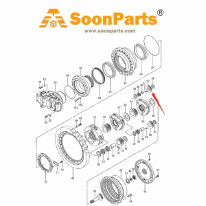 Buy Travel Motor Planet Gear 3053098 for Hitachi Excavator EX300LCLL-5 EX370LL-5M EX400-3 EX400-5 EX450H-5 ZX450 ZX450-3 ZX470-5G ZX470H-3 ZX480MT ZX500LC-3 ZX520LCH-3 from WWW.SOONPARTS.COM online store