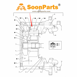 Buy Travel Motor Planet Gear YN53D00008S014 for New Holland Excavator E200SR EH215 E200SRLC E215 from WWW.SOONPARTS.COM online store