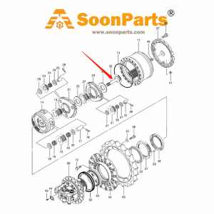 Buy Travel Motor Shaft 2028764 for John Deere Excavator 200LC 790ELC 230LC 230LCR from WWW.SOONPARTS.COM online store