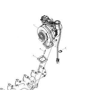 Turbocharger 2836883 Turbo HE400VG for Hyundai Wheel Loader HL770-9A