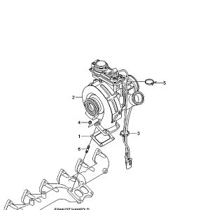 Turbocompresor 2836894 Turbo HE431VE para excavadora R380LC-9A Hyundai