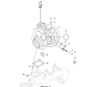 Turbocharger 4089714 4033351 4038790 3599355 4038790 3599356 4033351H Turbo HX25W for Cummins Engine 4B3.9 6B5.9