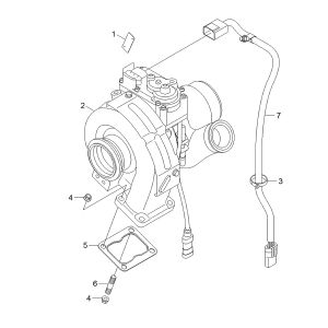 Turbocharger 4089714 4033351 4038790 3599355 4038790 3599356 4033351H Turbo HX25W for Cummins Engine 4B3.9 6B5.9