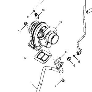 Turbocharger SE502438 SE502838 RE528772 RE548729 for John Deere 120D 210LJ 310J 310SJ 315SJ 410J 450J 550J 65SZ 65TB 65UJ Engine 4045HT061